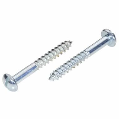 Шуруп d1.6х12, DIN 96 по дереву с полукруглой головкой и прямым шлицем, оцинкованный