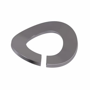 Шайба М3, DIN 128 B пружинная одновитковая волнистая, оцинкованная