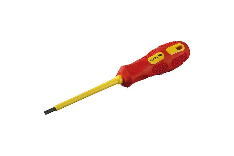 Отвёртка SL4х100 диэлектрическая, STAYER MAX-GRIP Insulated 25827-04-100 G