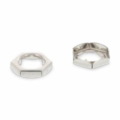 Гайка М8, DIN 7967 стопорная пружинная, нержавеющая сталь А4