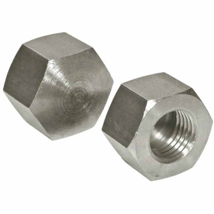 Гайка М24, DIN 917 колпачковая низкая глухая шестигранная, оцинкованная