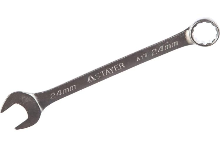 Ключ 24 мм комбинированный, STAYER MASTER 27085-24