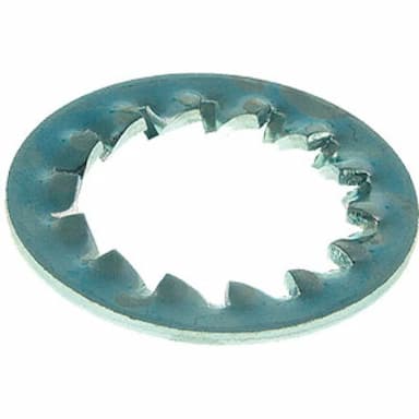 Шайба М12 d13, DIN 6798 I cтопорная с внутренними зубьями, оцинкованная