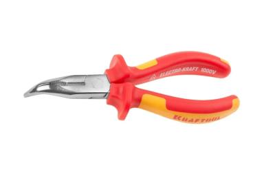 Тонкогубцы 160 мм изогнутые диэлектрические, KRAFTOOL ELECTRO-KRAFT 2202-4-16_z01