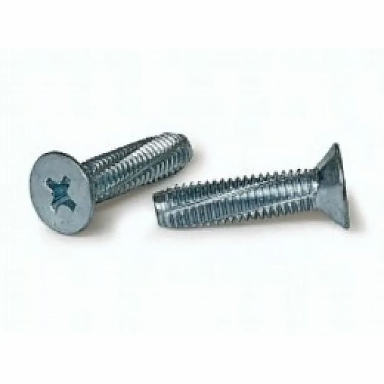 Винт М4х10, DIN 7516 D резьбонарезающий с потайной головкой PH, оцинкованный