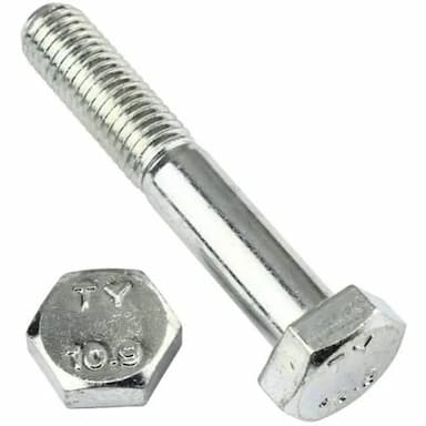 Болт 10.9 М24х100, DIN 931 / ISO 4014 с шестигранной головкой и неполной резьбой, оцинкованный