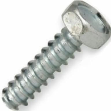Саморез d6.3х25, DIN 7976 F / ISO 1479 f с шестигранной головкой тупоконечный, оцинкованный