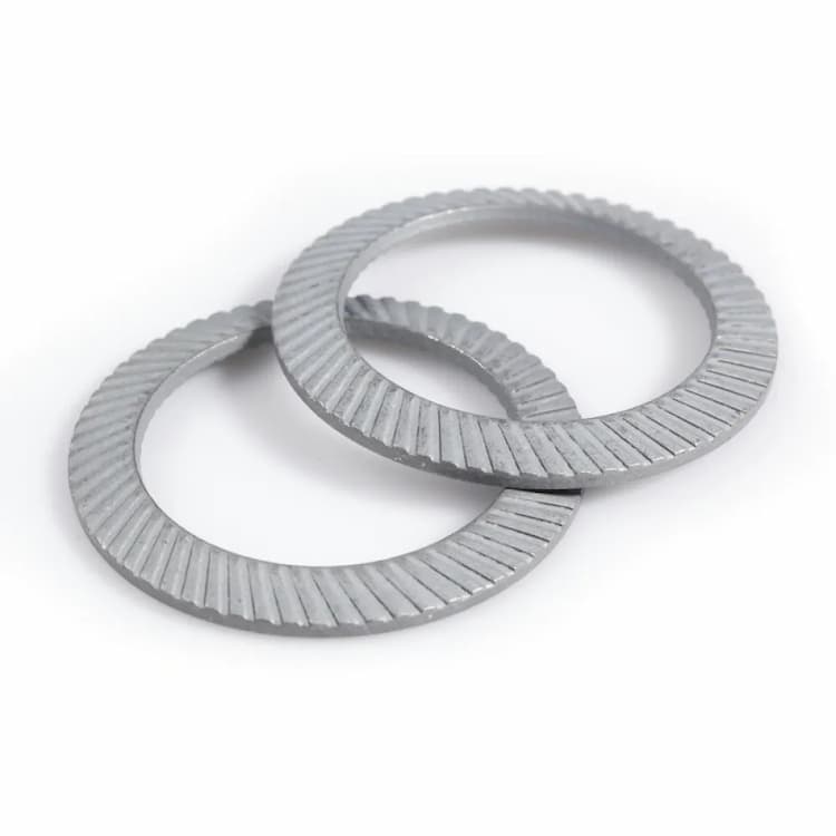 Шайба М5, DIN 9250 стопорная с наружными зубцами SCHNORR S, цинковые хлопья