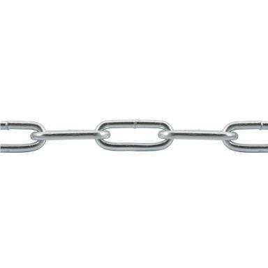 Цепь d6, DIN 763 длиннозвенная сварная, оцинкованная, бухта 30 м