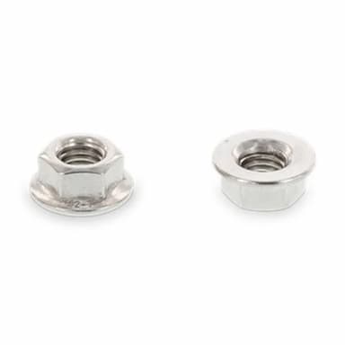 Гайка М10, DIN 6923 / ISO 4161 c фланцем, нержавеющая сталь А2