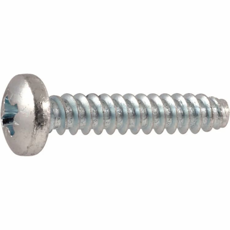 Саморез d4.2х16, DIN 7981 F / ISO 7049 f с полукруглой головкой тупоконечный PH, оцинкованный