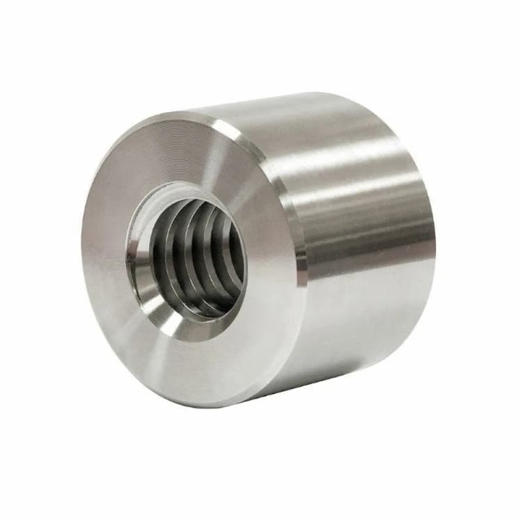 Гайка TR 30х6хD60хL45, ART 88089 круглая трапецеидальная, нержавеющая сталь А4