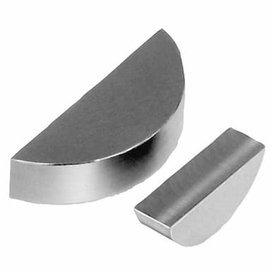 Шпонка 8х13, DIN 6888 / ISO 3912, сегментная, сталь