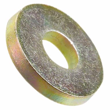 Шайба 200 HV М12 d13, DIN 7349 плоская увеличенная усиленная, оцинкованное желтое