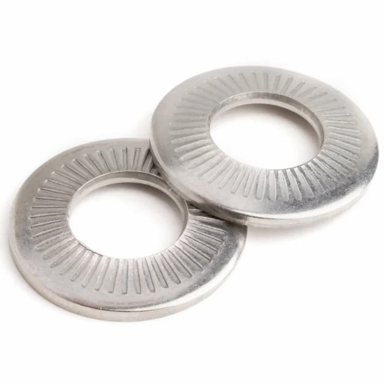 Шайба М3 d3.1, NF E 25-511 М контактная с насечкой, нержавеющая сталь А2