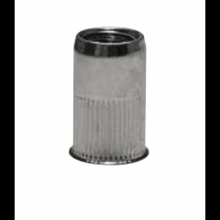 Заклёпка гаечная М8х18.5, цилиндрическая с уменьшенным бортиком с рифлением, оцинкованная