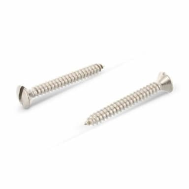 Саморез d5.5х16, DIN 7973 C / ISO 1483 с полупотайной головкой с прямым шлицем, нержавеющая сталь А2