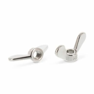 Гайка М10, DIN 315 барашковая немецкий тип, нержавеющая сталь А2