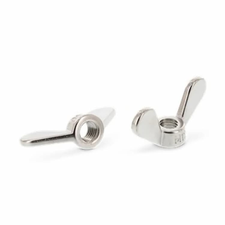 Гайка М10, DIN 315 барашковая немецкий тип, нержавеющая сталь А2