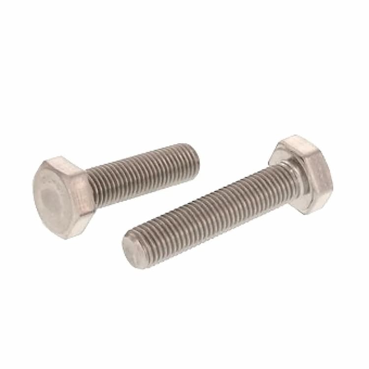 Болт М10х1.25х25, DIN 961 / ISO 8676 с шестигранной головкой и мелкой полной резьбой, нержавеющая сталь А2-70