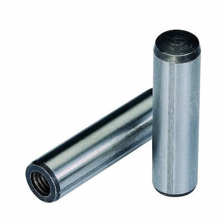 Штифт d6х14, DIN 7979 D / ISO 8735, цилиндрический с внутренней резьбой, сталь