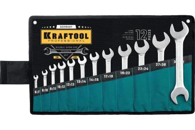 Набор ключей 6–32 рожковых, 12 предметов, KRAFTOOL 27033-H12_z01