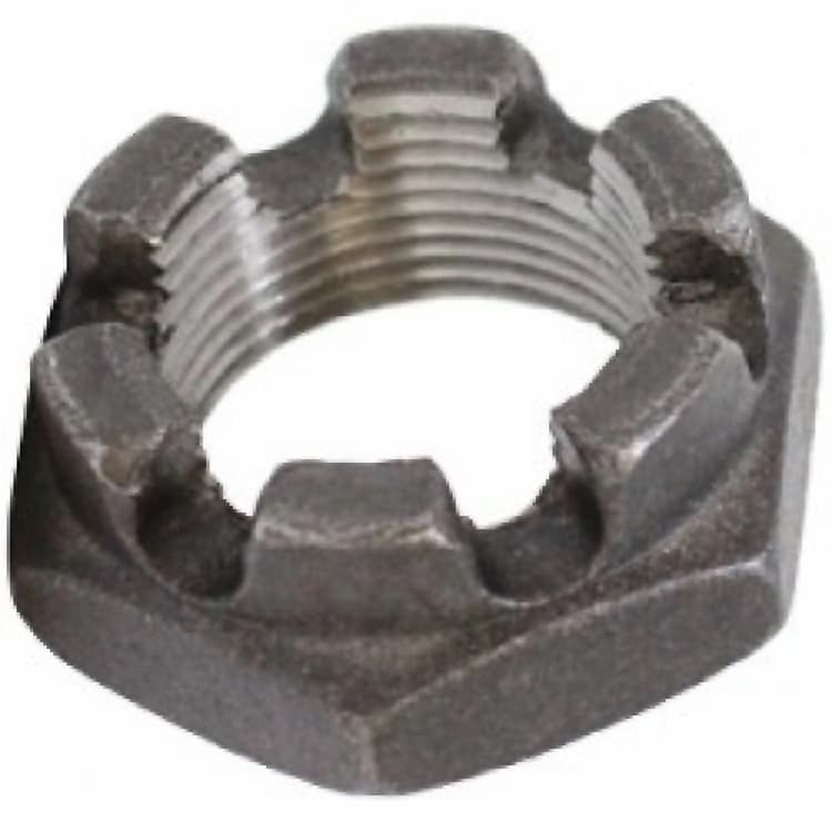 Гайка 17H М24х1.5, DIN 937 / ISO 7038 корончатая шестигранная низкая
