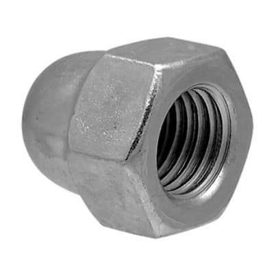 Гайка М18, DIN 1587 колпачковая высокая шестигранная