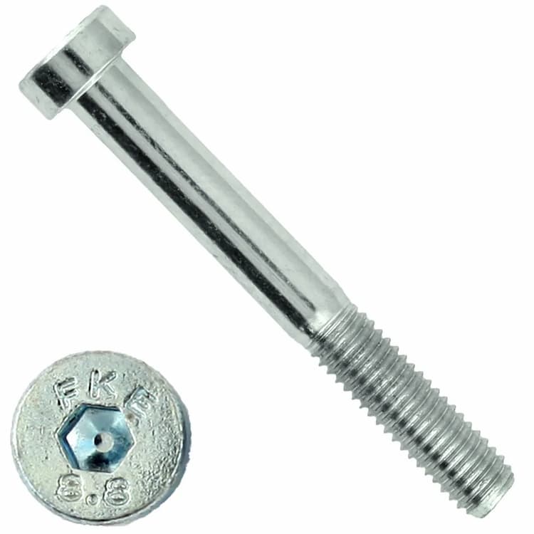 Винт 08.8 М6х14, DIN 7984 с низкой цилиндрической головкой и внутренним шестигранником, оцинкованный
