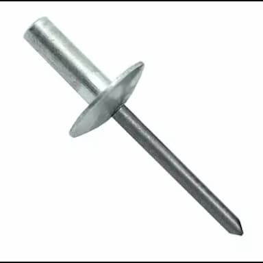 Заклёпка вытяжная d4.8х13, DIN 7337 C закрытая глухая, увеличенный бортик, Алюминий / Сталь (AL/ST)