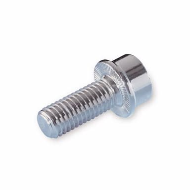Винт 10.9 М10х30, DIN 912 с цилиндрической головкой и внутренним шестигранником с фланцем и насечками на фланце RIPP, оцинкованный