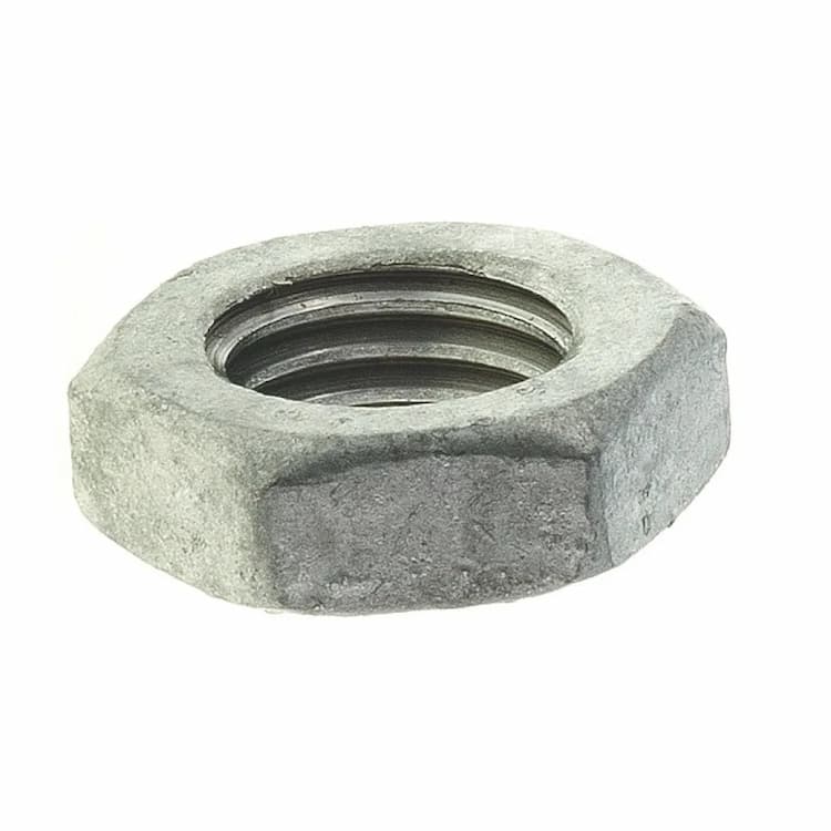 Гайка 04 М10, DIN 439 B шестигранная низкая, горячее цинкование