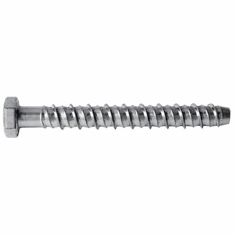 Шуруп d10х75, по бетону с шестигранной головкой R(E)-LX-H-ZP, оцинкованный