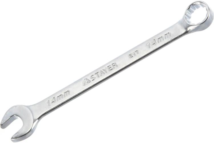 Ключ 14 мм комбинированный, STAYER MASTER 27085-14