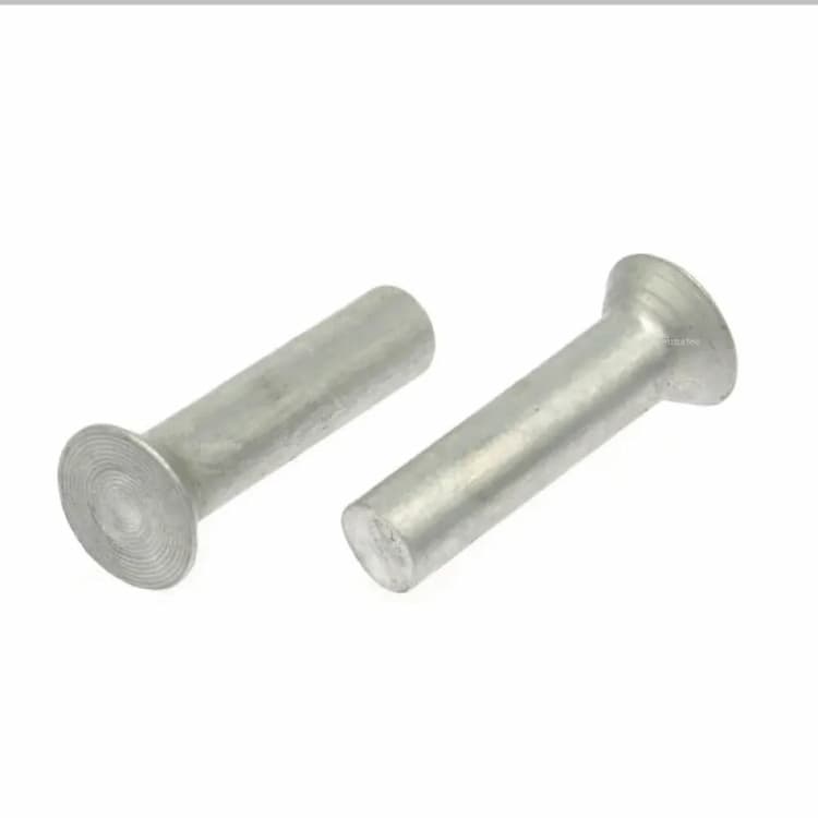 Заклёпка под молоток d6х60, DIN 661 / ISO 1051 с потайной головкой, алюминий