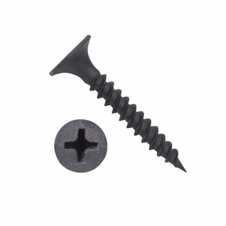 Саморез d4.8х127, гипсокартон-металл СГМ с потайной головкой PH, черный