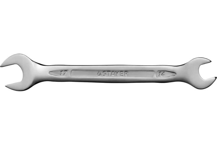 Ключ 14х17 рожковый, STAYER PROFI 27035-14-17