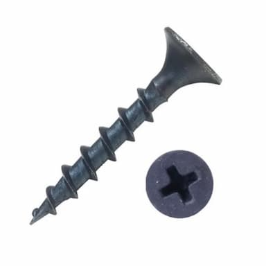 Саморез d3.5х45, гипсокартон-дерево СГД с потайной головкой PH, черный