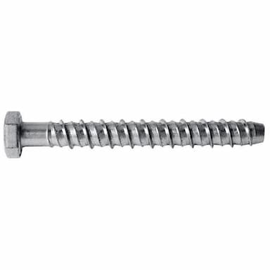 Шуруп 8х130, по бетону с шестигранной головкой R-LX-H-ZP, оцинкованный