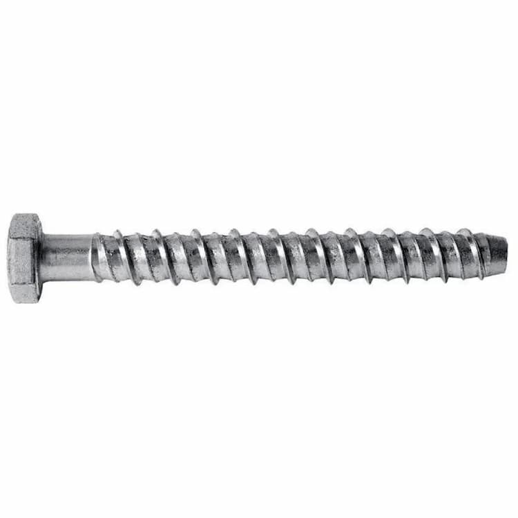 Шуруп 8х130, по бетону с шестигранной головкой R-LX-H-ZP, оцинкованный