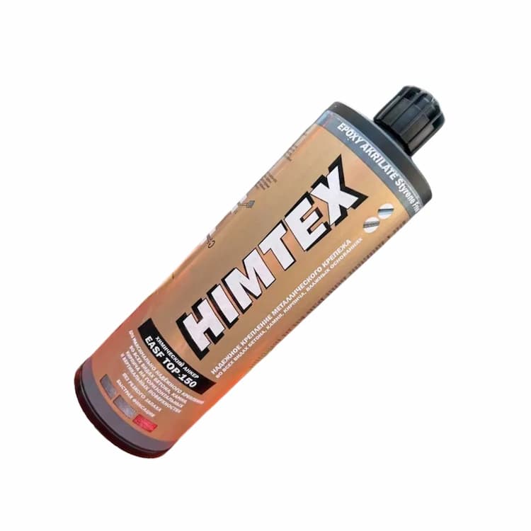 Анкер химический 410 мл, HIMTEX EASF эпокси-акрилат, для бетона и кирпича, с насадкой