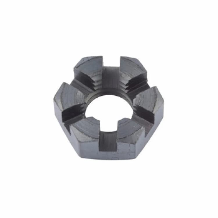 Гайка 4 М42х3, DIN 979 / ISO 7038 шестигранная корончатая низкая