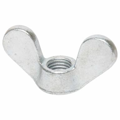 Гайка М10, DIN 315 барашковая немецкий тип, латунь никелированная