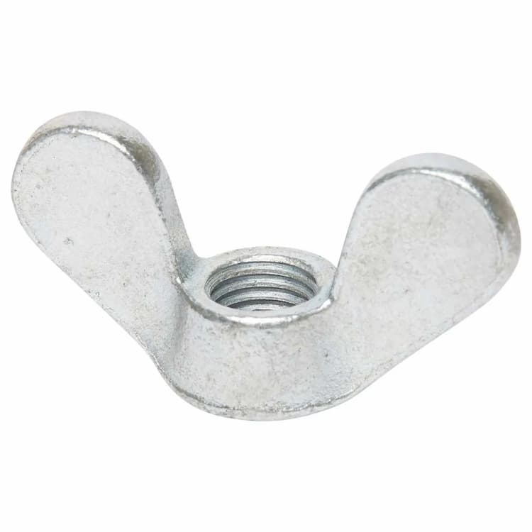 Гайка М10, DIN 315 барашковая немецкий тип, латунь никелированная