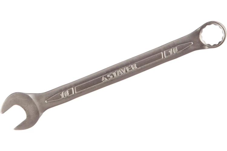 Ключ 16 мм комбинированный, STAYER PROFI 27081-16