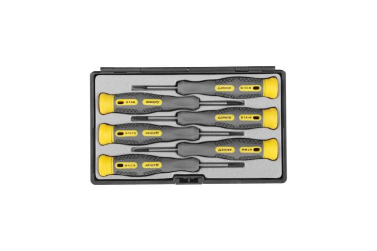 Набор отвёрток для точных работ 6 предметов, STAYER MAX-GRIP Precision 25826-H6 G