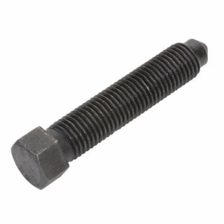 Болт 22H М10х35, DIN 564 A установочный с уменьшенной шестигранной головкой с коническим концом с проточкой (8.8)