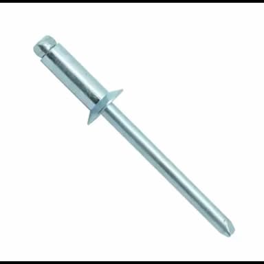 Заклёпка вытяжная d6.4х12, DIN 7337 B / ISO 15980 с потайной бортиком, Сталь (ST/ST)