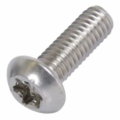 Винт 10.9 М8х30, ISO 7380-1 с полукруглой головкой TORX10, оцинкованный