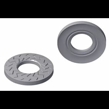 Шайба М12, ART 88124 стопорная с насечкой TECKENTRUP М, цинковые хлопья